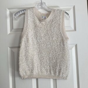 Textured Sweater Tank Size Medium